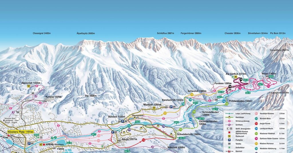 Die besten Langlaufloipen in Davos